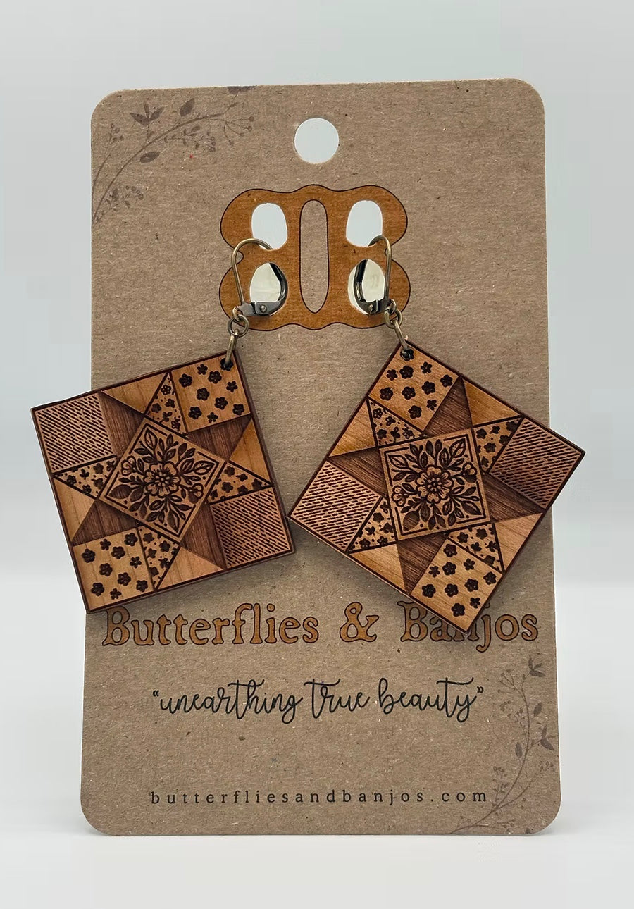 "Patchwork of Love" Earrings