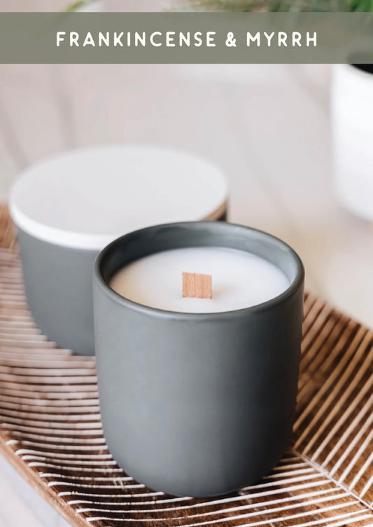 10oz Frankincense and Myrrh Candle
