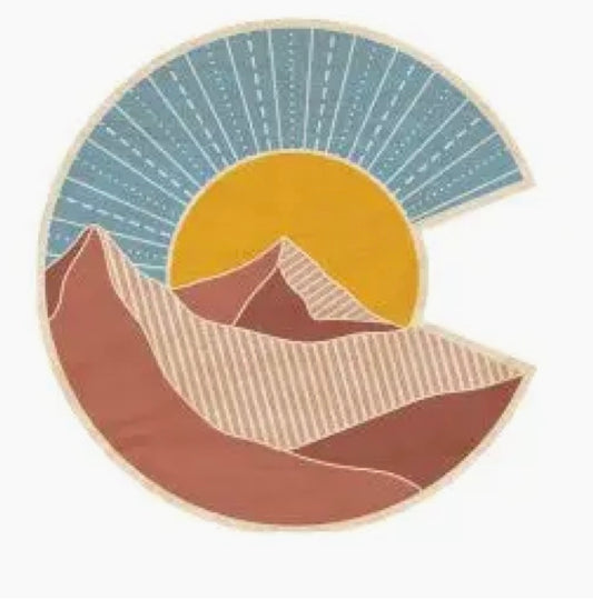 Colorado Themed Sticker (Blue)