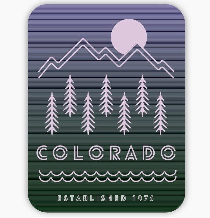 Colorado Established 1976 Sticker