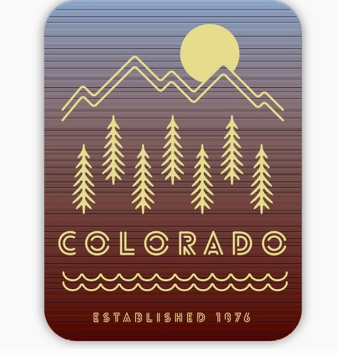 Colorado Established 1976 Sticker