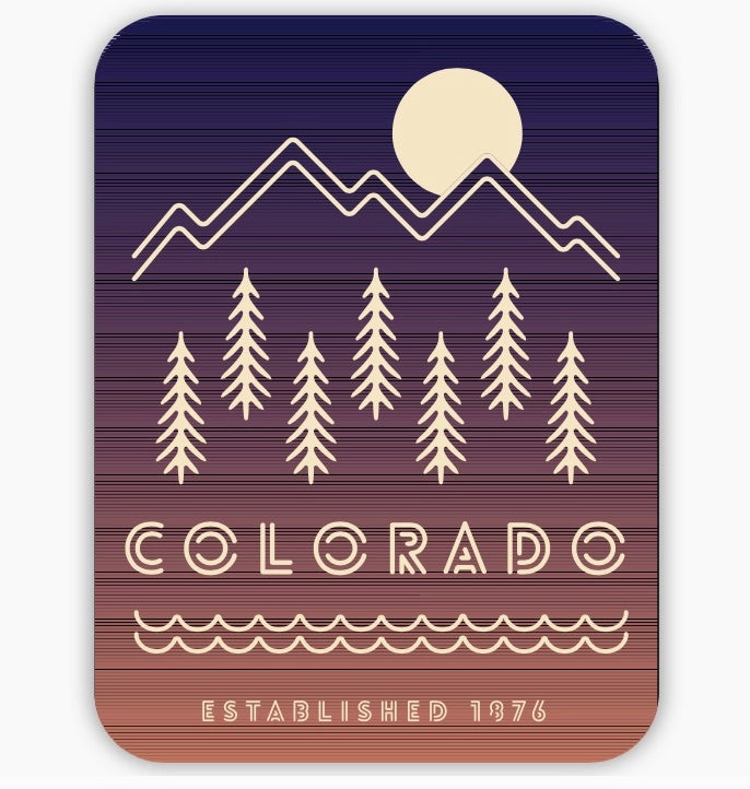 Colorado Established 1976 Sticker