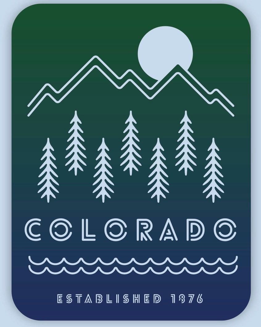 Colorado Established 1976 Sticker