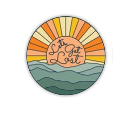 Let's Get Lost Sticker