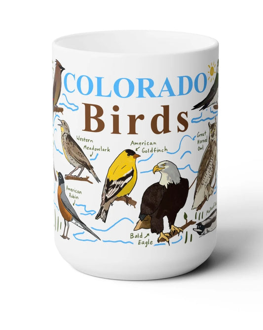 Colorado Birds Mug 15 oz