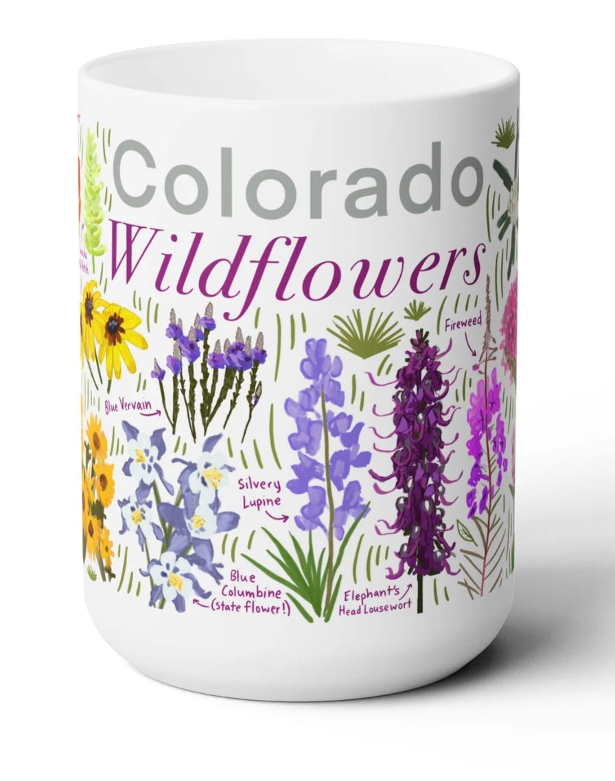 Colorado WildflowersMug 15 oz