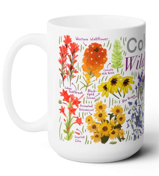 Colorado WildflowersMug 15 oz