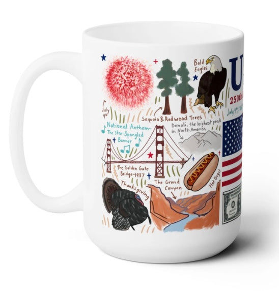 USA Mug 15 oz