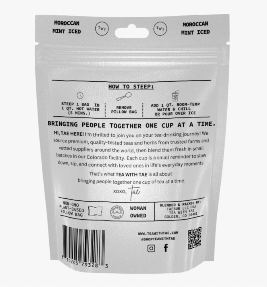 Moroccan Mint Iced Tea Bags (Copy)