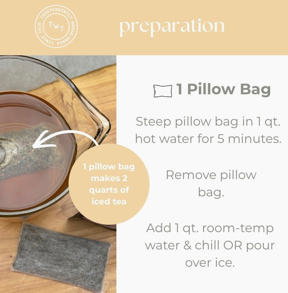 Peach and Apricot Iced Tea Bags