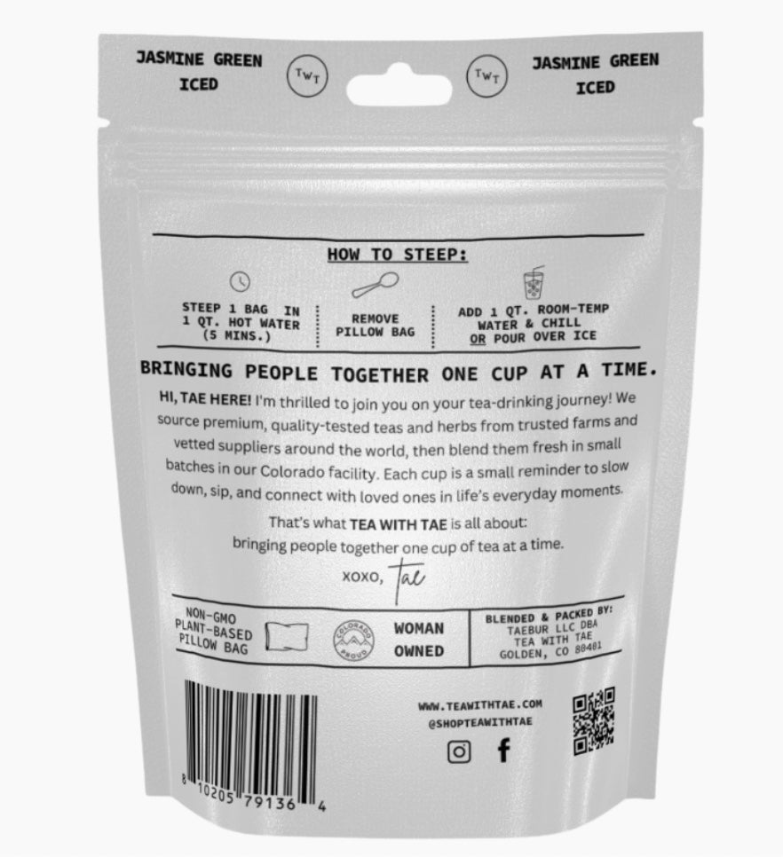 Jasmine Iced Tea Bags