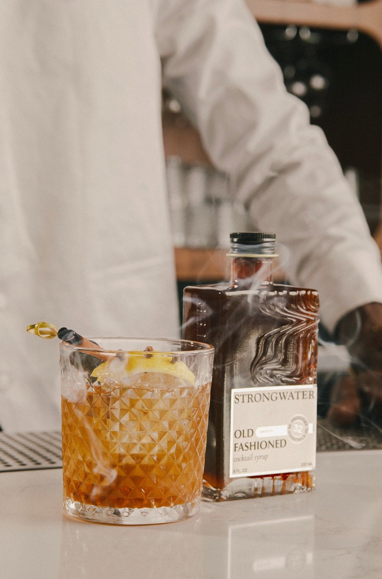 Smoked Old Fashioned Cocktail Syrup