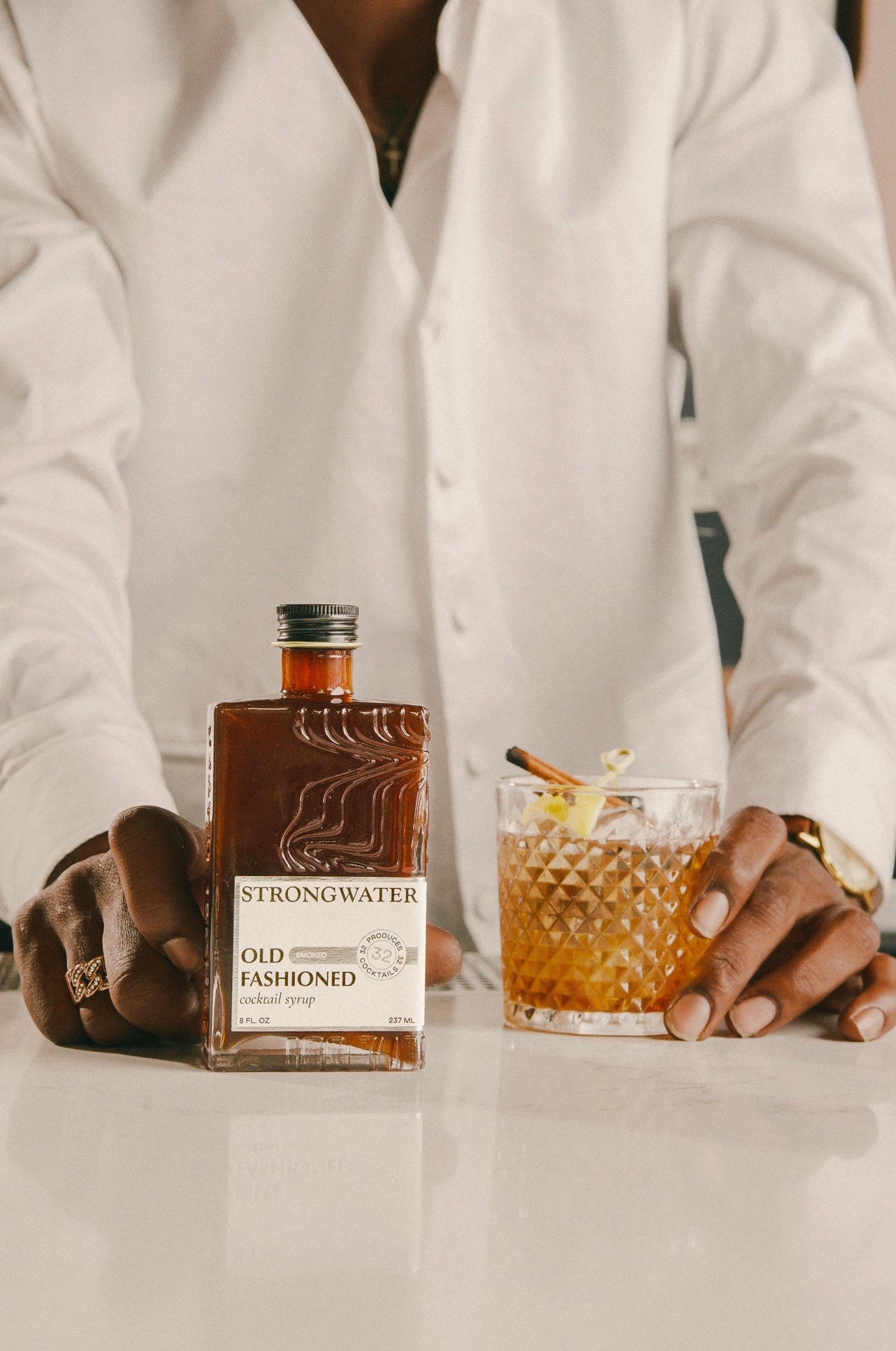 Smoked Old Fashioned Cocktail Syrup