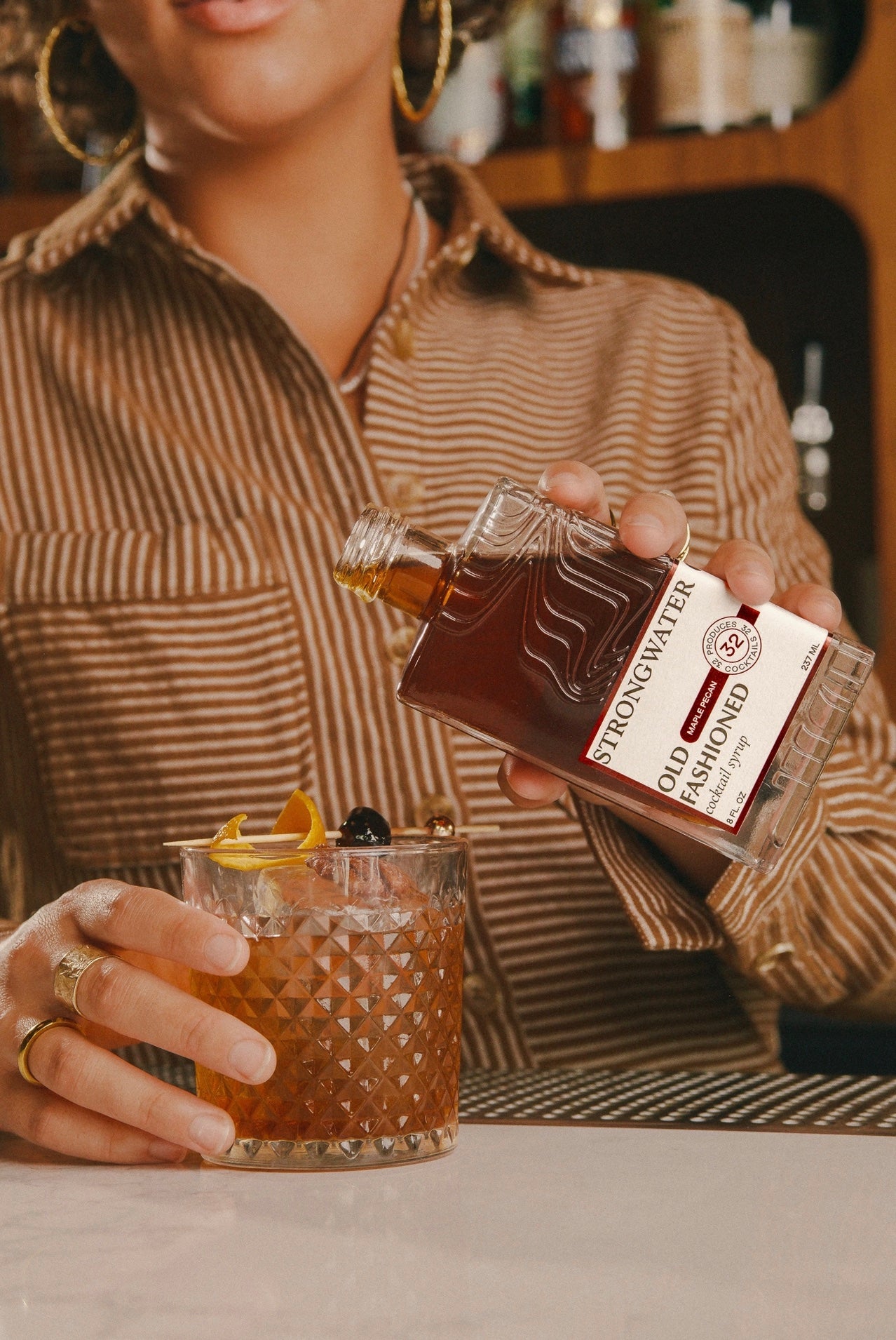 Maple Pecan Old Fashioned Cocktail Syrup