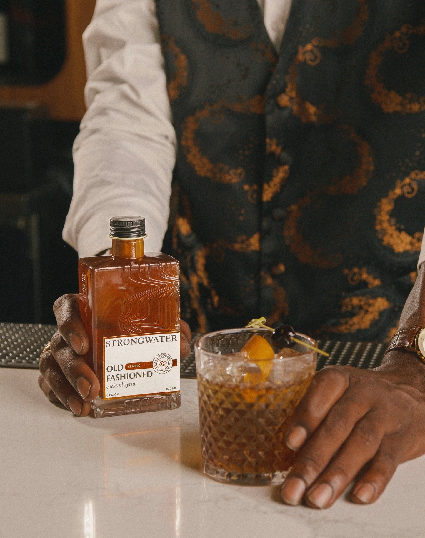 Old Fashioned Cocktail Mixer Syrup