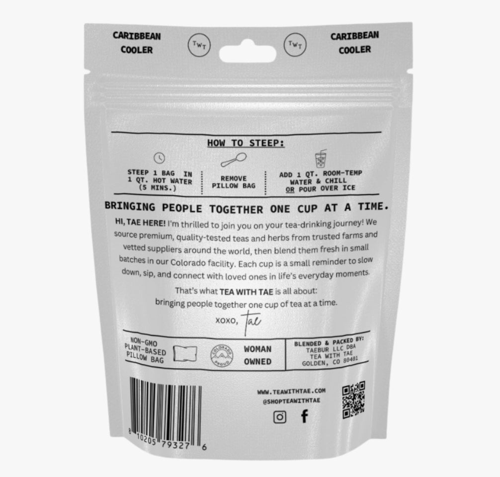 Carribbean Cooler Iced Tea Bags