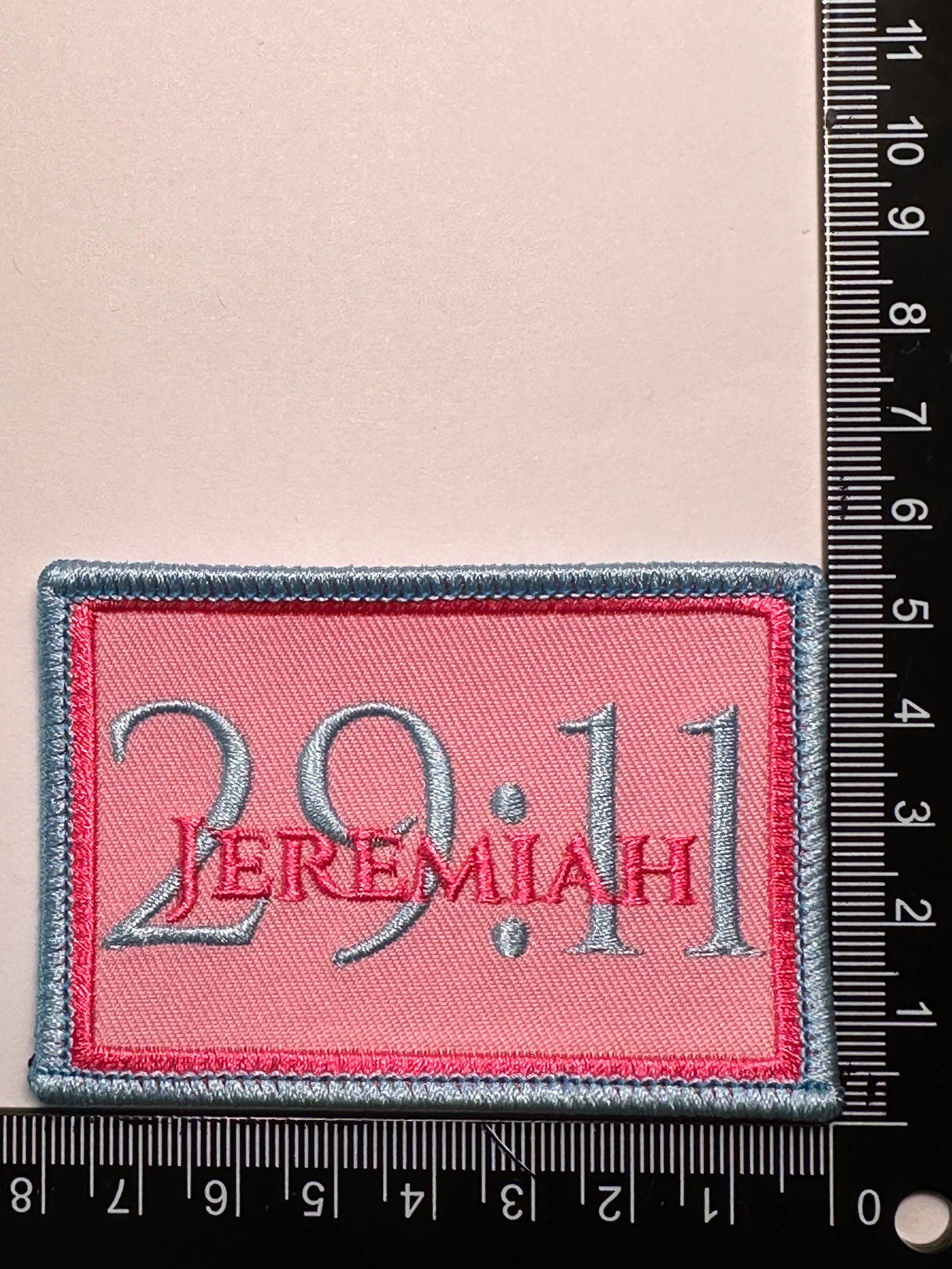 Jeremiah 29:11, faith patch, spiritual, Christian patch - The Localist