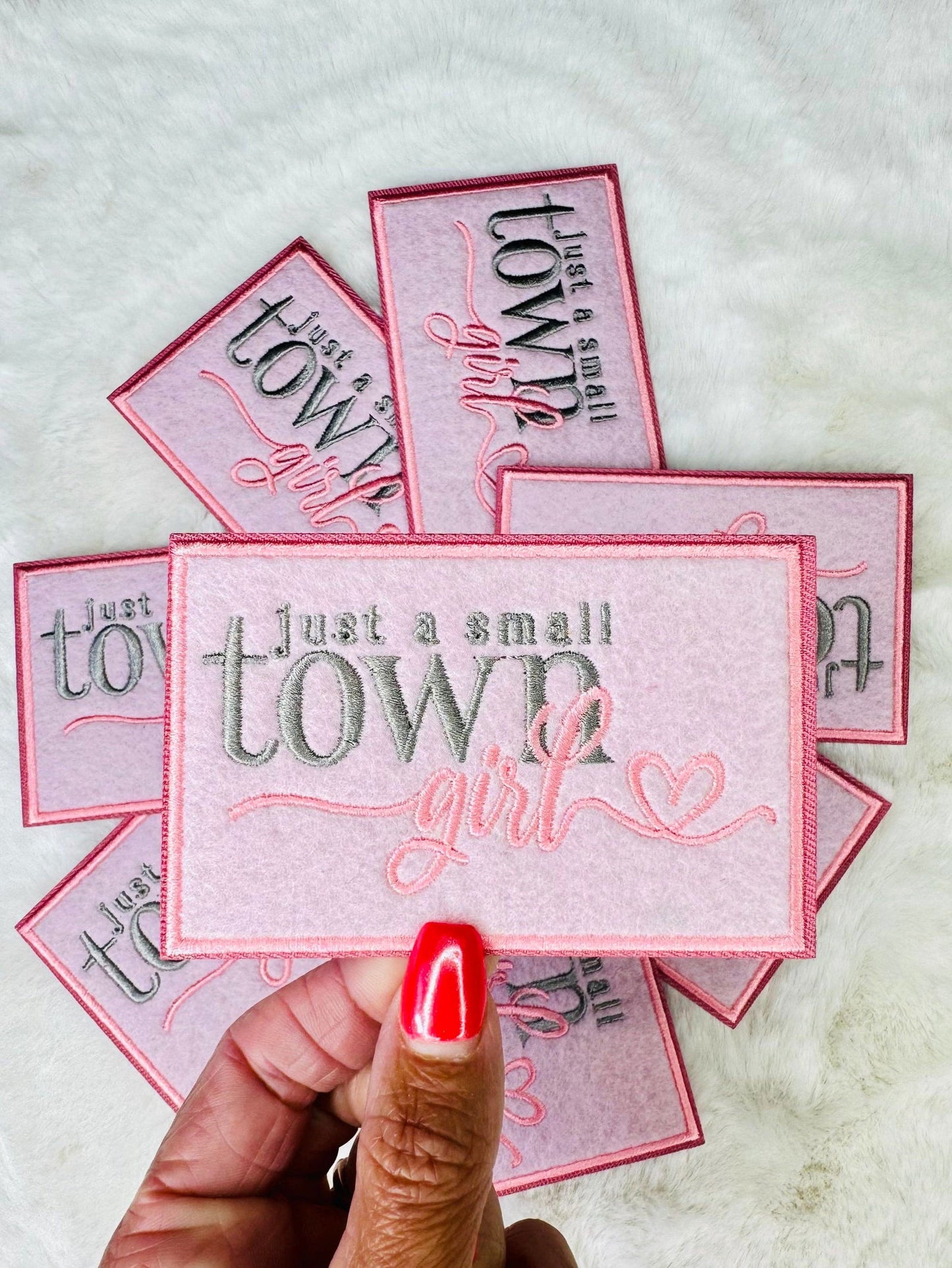 Just A Small Town Girl Embroidered Patch - The Localist