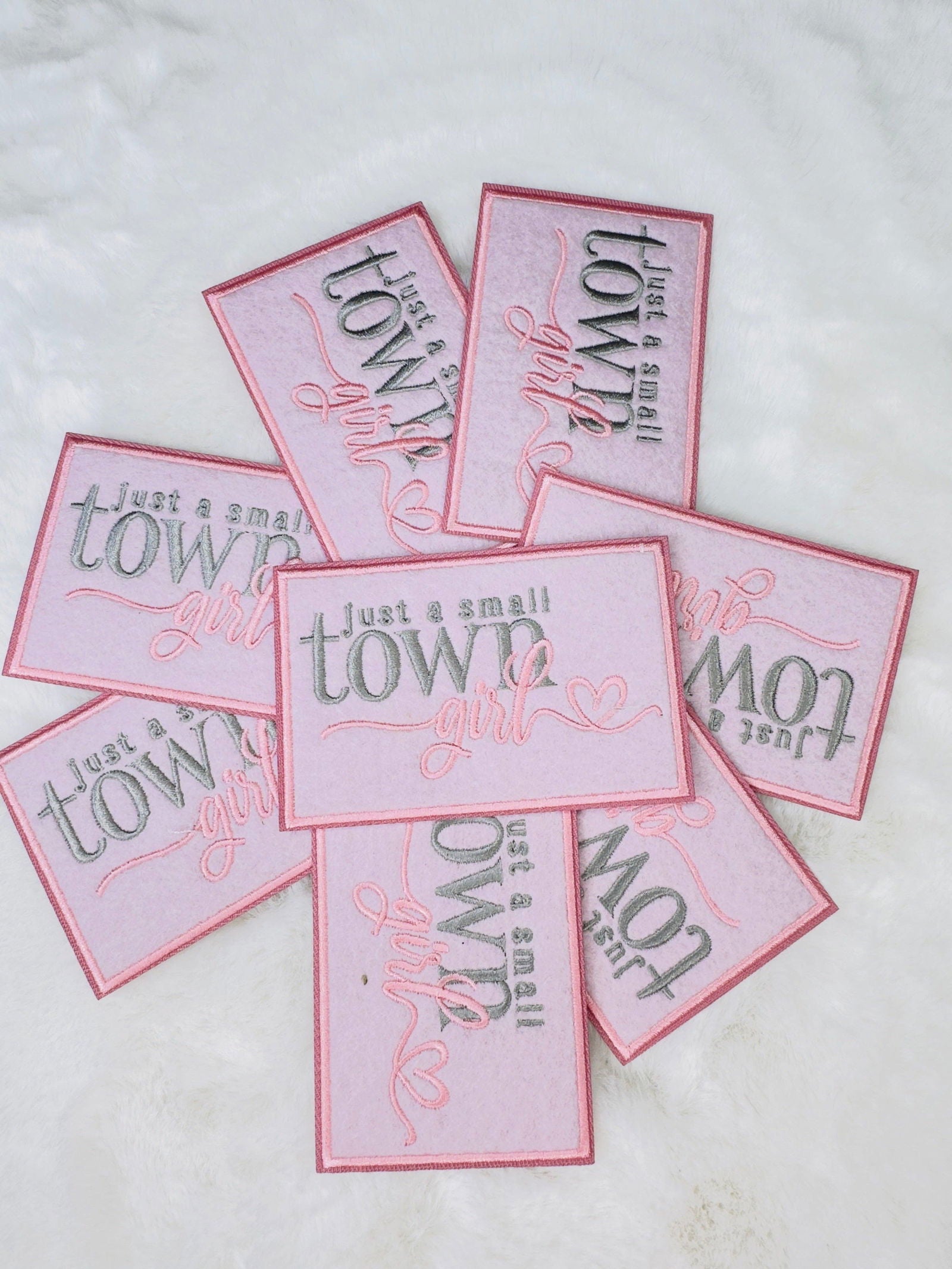Just A Small Town Girl Embroidered Patch - The Localist