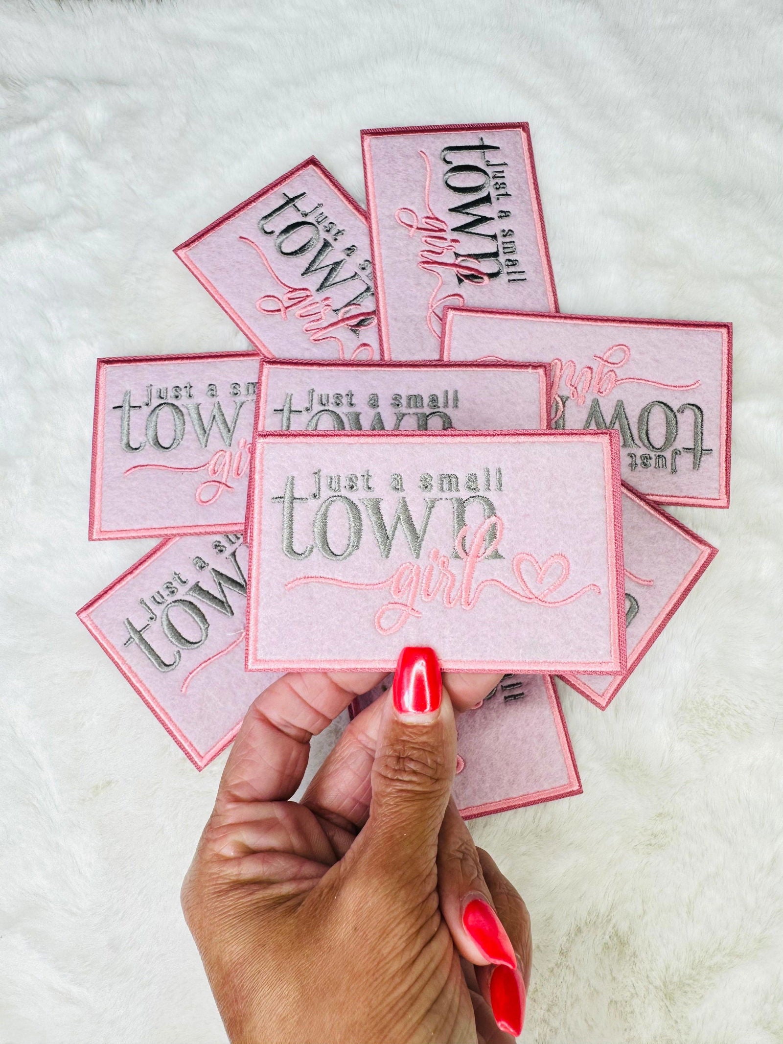 Just A Small Town Girl Embroidered Patch - The Localist