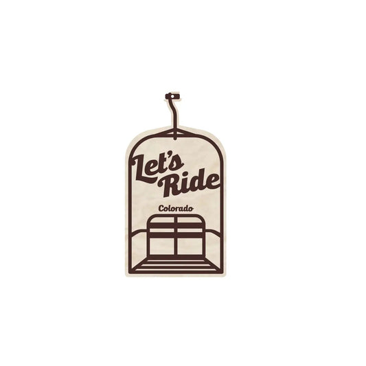 Let's Ride Chairlift Ornament - The Localist
