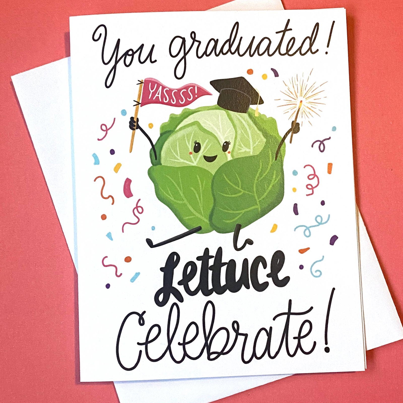 Lettuce Celebrate Graduation Card - The Localist