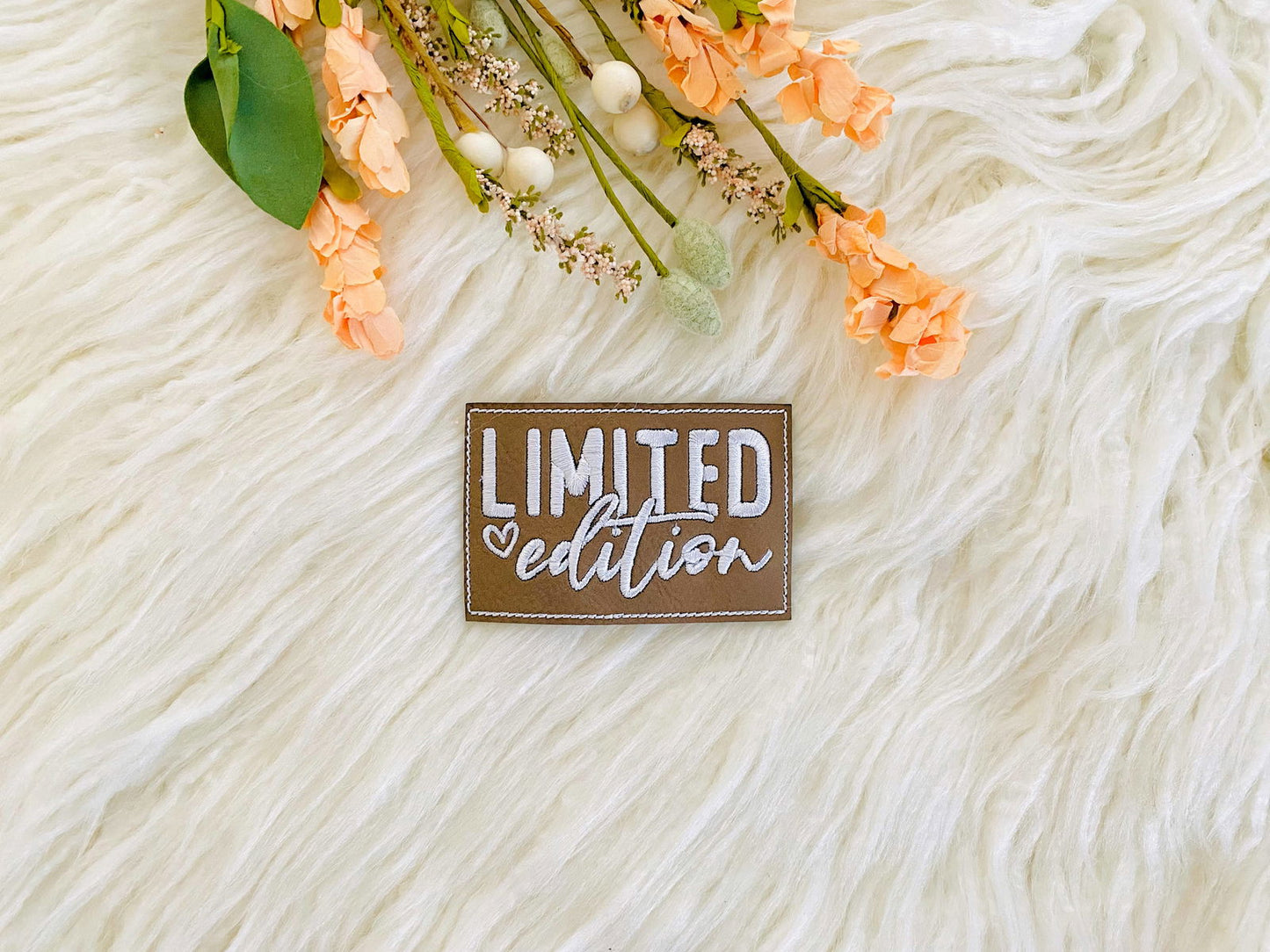 Limited edition embroidered leather hat patch - The Localist