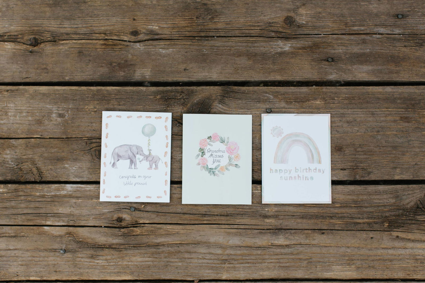 Little Peanut Greeting Card in Mint - The Localist