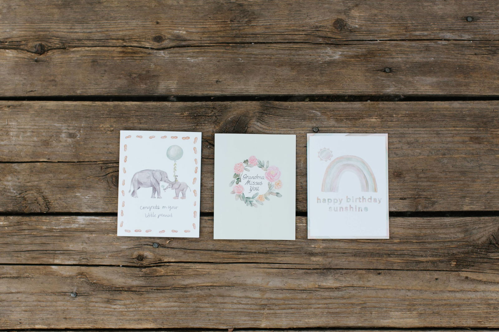Little Peanut Greeting Card in Mint - The Localist