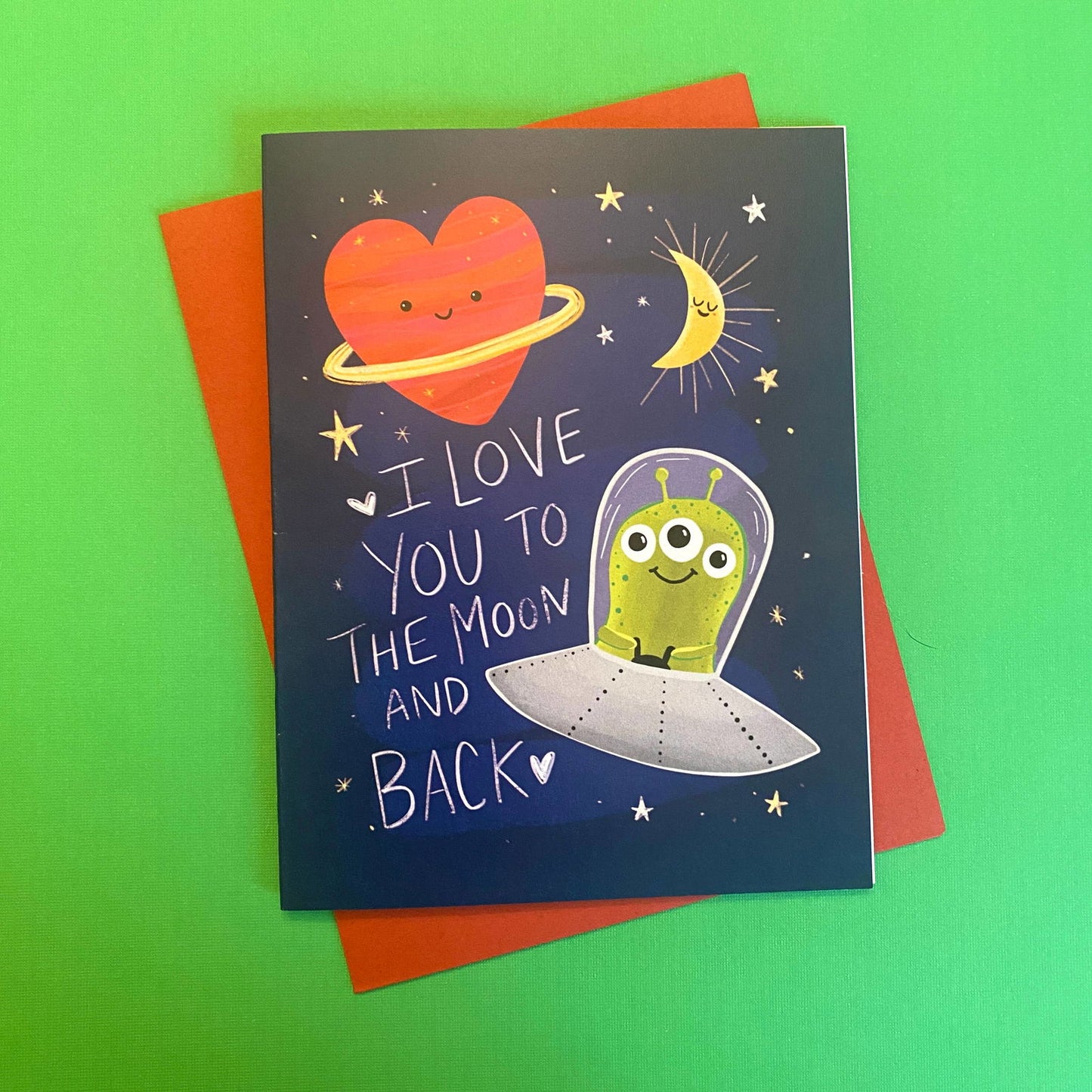 Love You To The Moon and Back Card - The Localist
