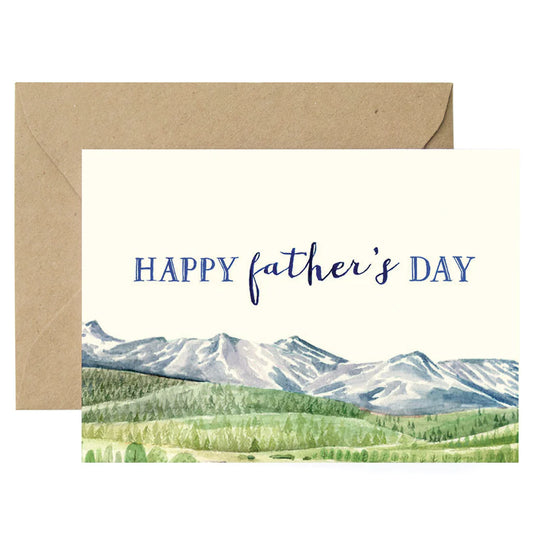 Mountain Dad Father's Day Greeting Card