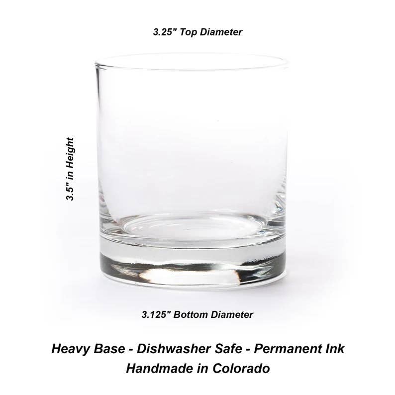 Mountains and Clouds Whiskey Glasses - The Localist