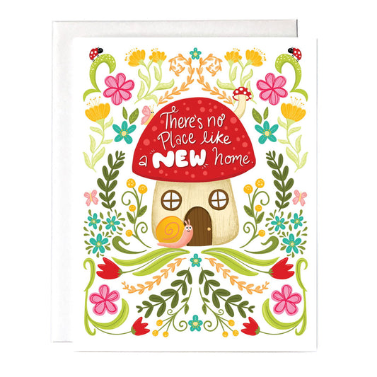 Mushroom Home Housewarming Greeting Card - The Localist