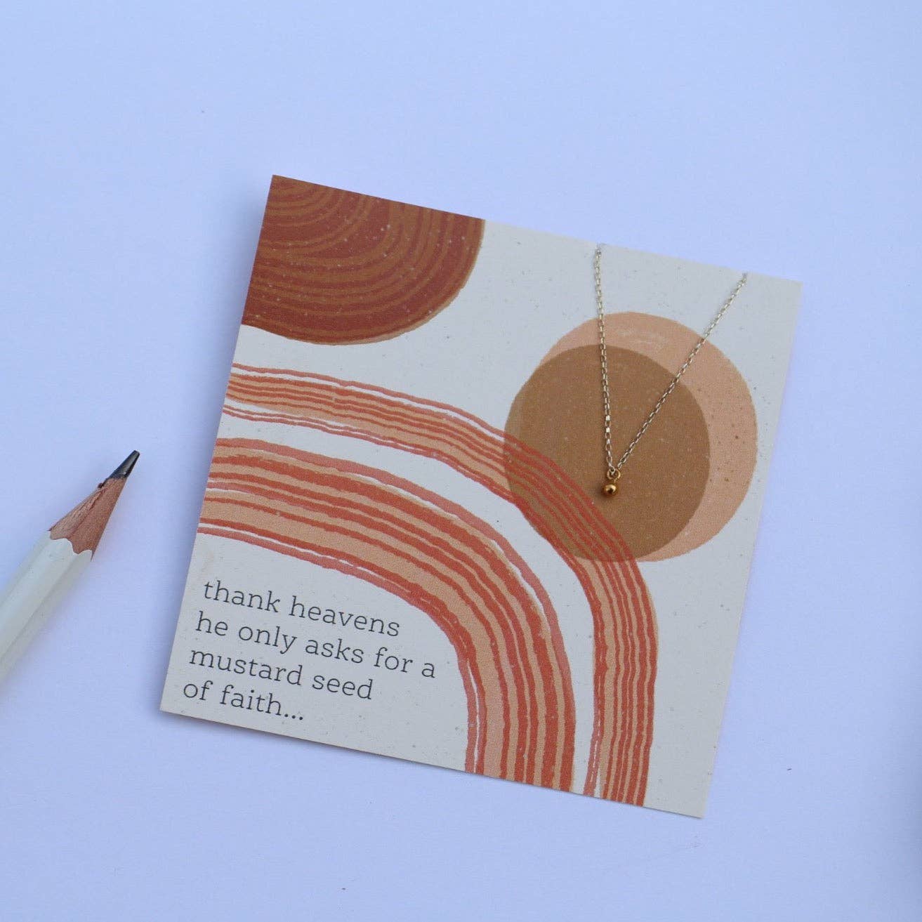Mustard Seed Necklace 18" - The Localist