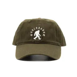 Olive Green Bigfoot Dad Hat - The Localist