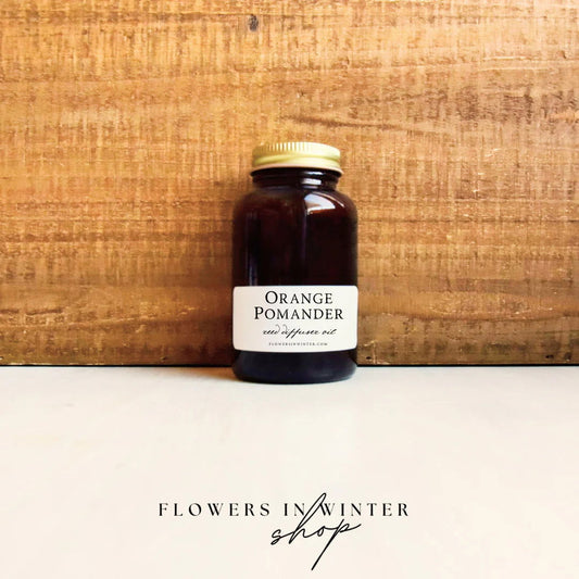 Orange Pomander Reed Diffuser Oil - 4 oz - The Localist