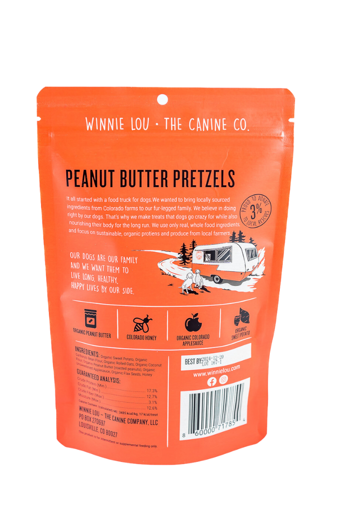Peanut Butter Pretzels from Winnie Lou The Canine Co. - The Localist
