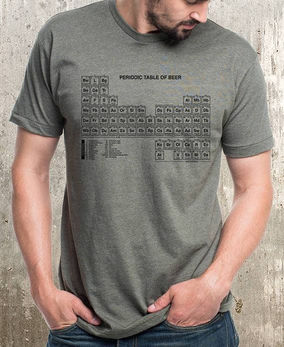 Periodic Table of Beer T-Shirt - The Localist