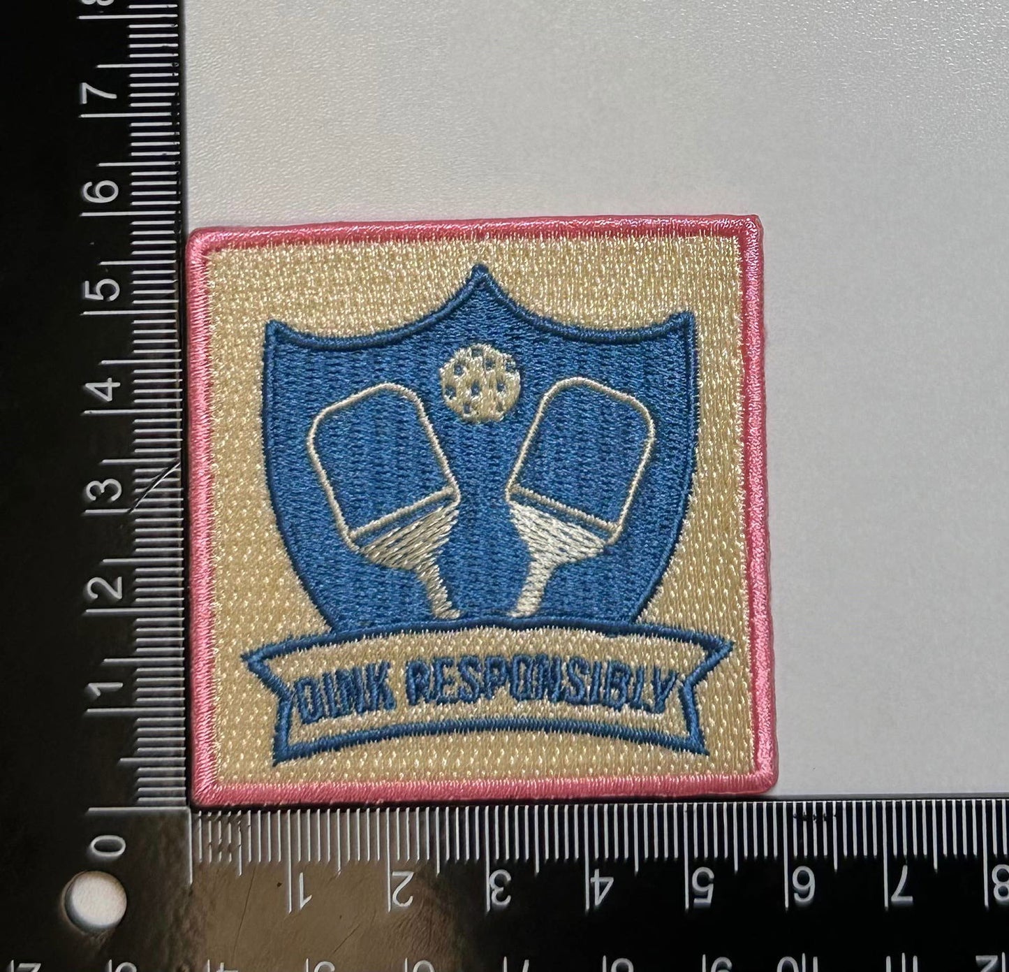 Pickleball "Dink Responsibly", pickleball patch, sports - The Localist