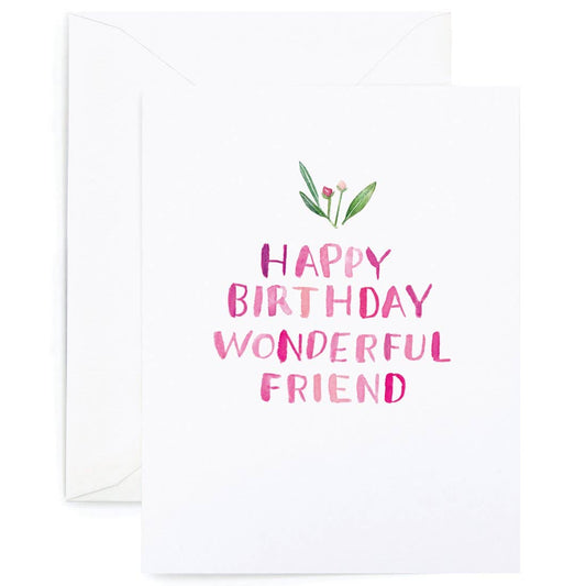 Pink Birthday Greeting Card - The Localist
