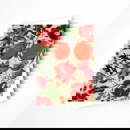 "Pomegranate and Poinsettia" Greeting Card - The Localist