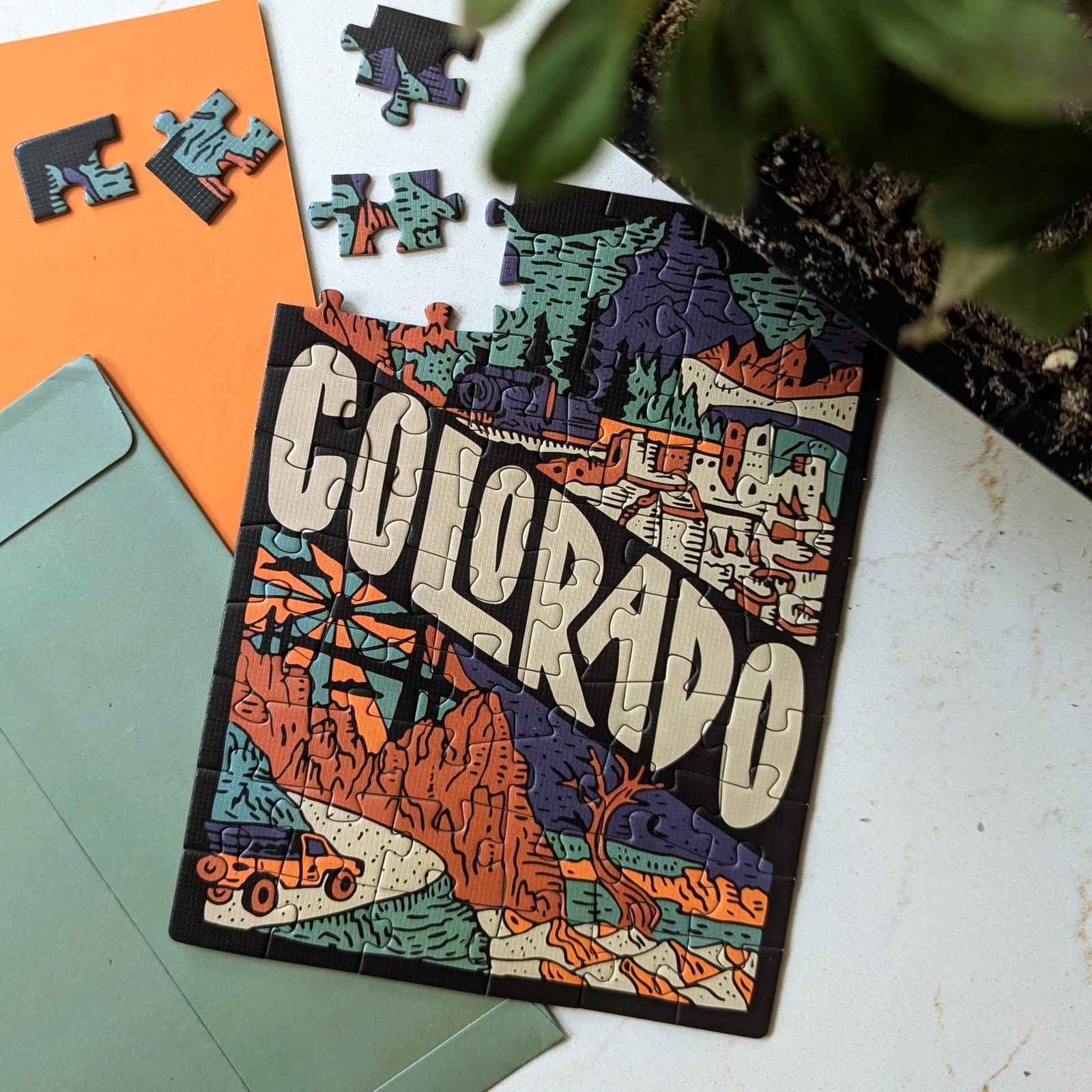 Postcard Puzzle - Colorado - The Localist