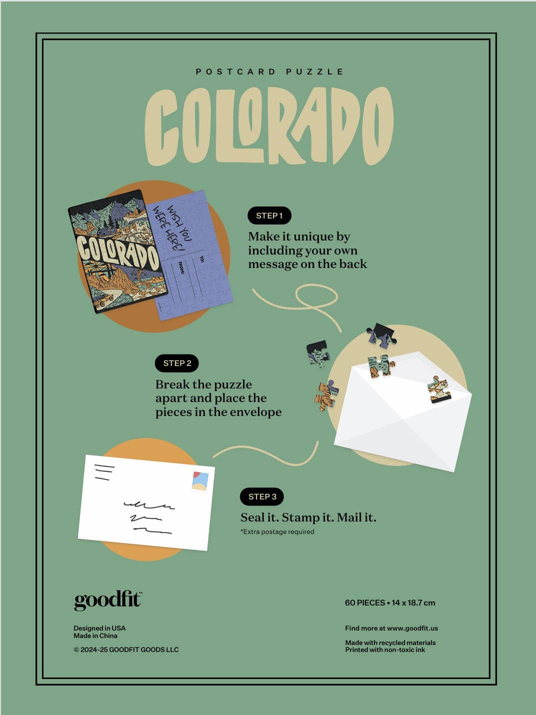 Postcard Puzzle - Colorado - The Localist