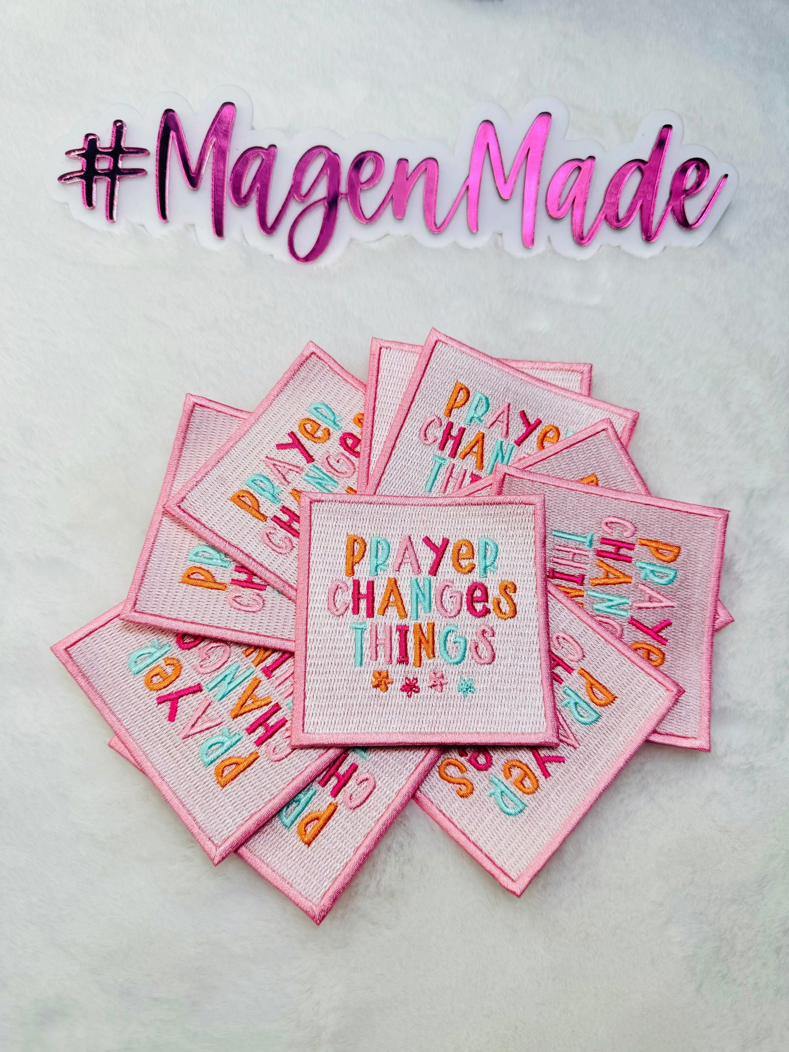 Prayer Changes Things Embroidered Patch - The Localist