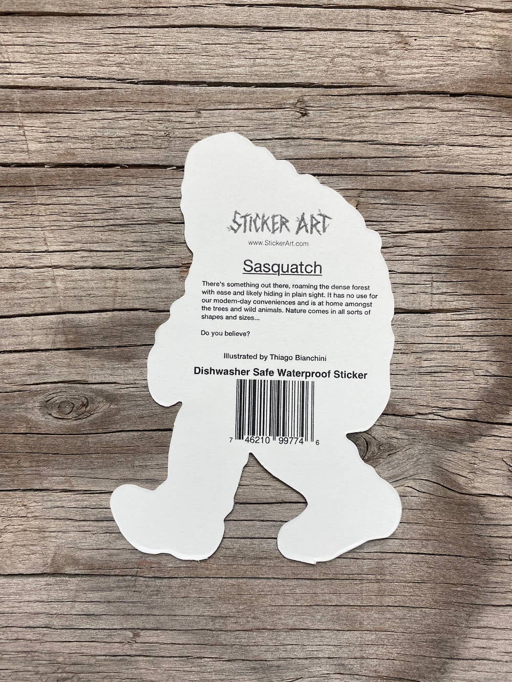 Sasquatch Yeti Bigfoot Sticker - The Localist