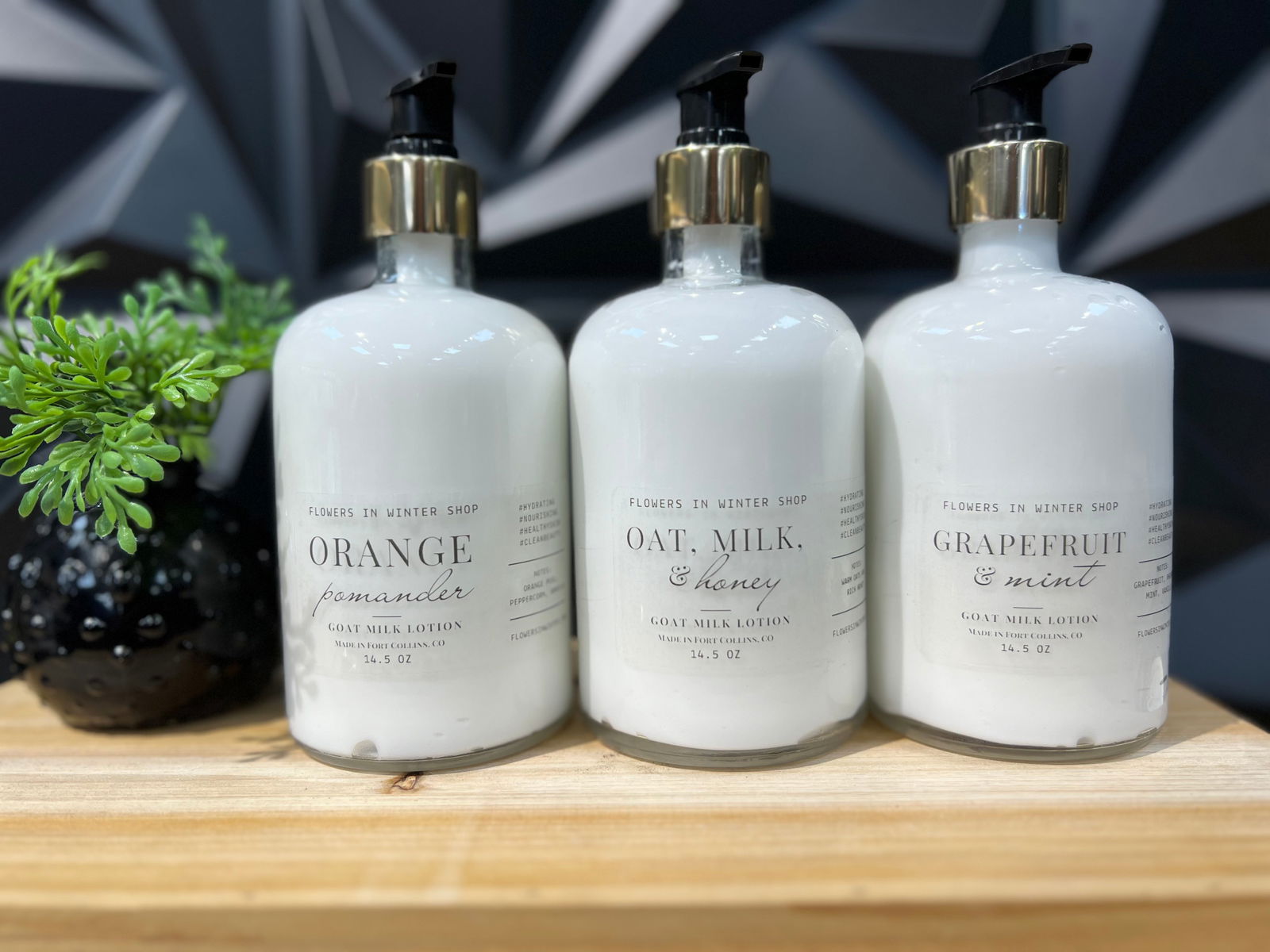 Small Batch Goat Milk Lotion Glass Jar - 16oz - The Localist