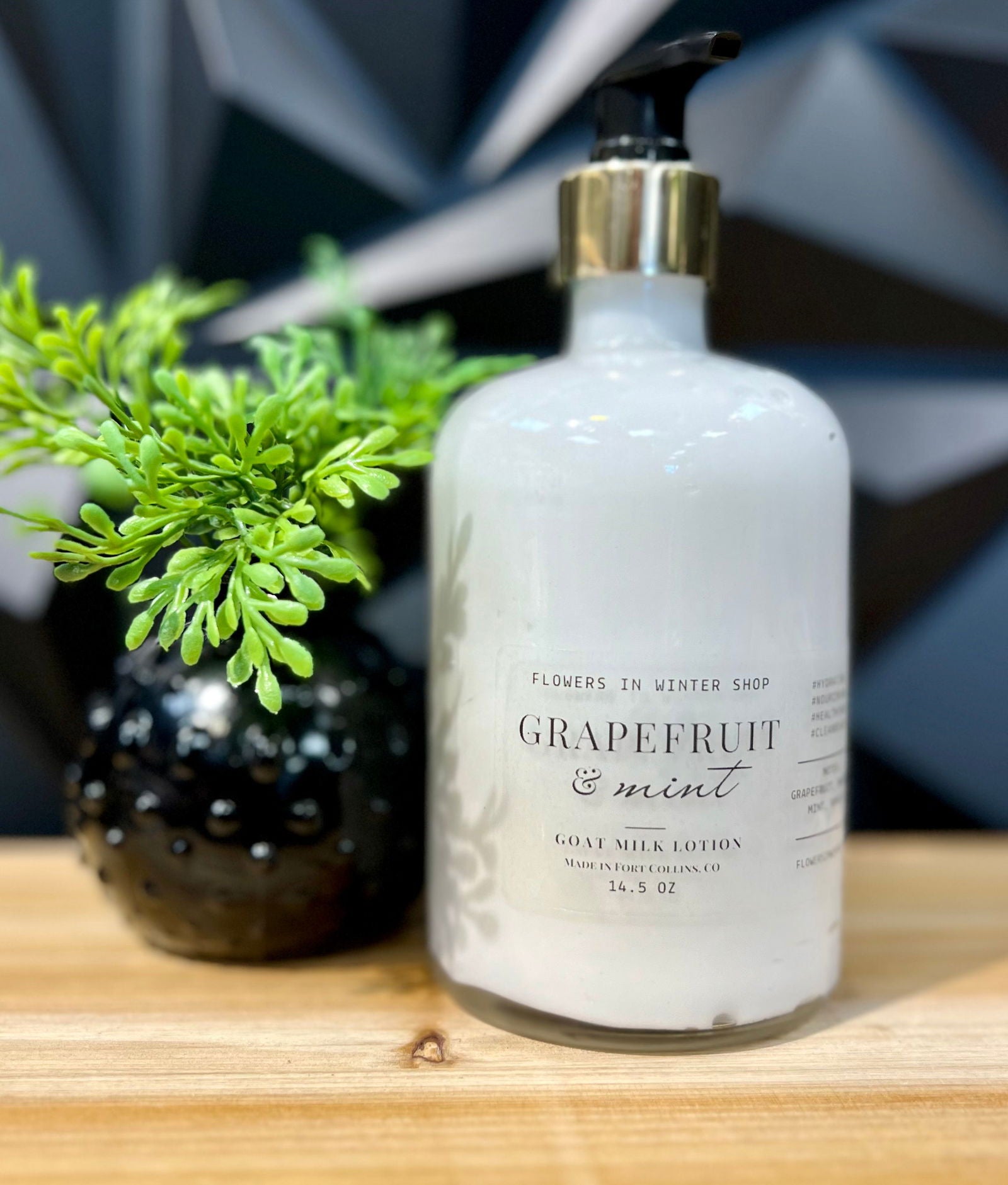 Small Batch Goat Milk Lotion Glass Jar - 16oz - The Localist