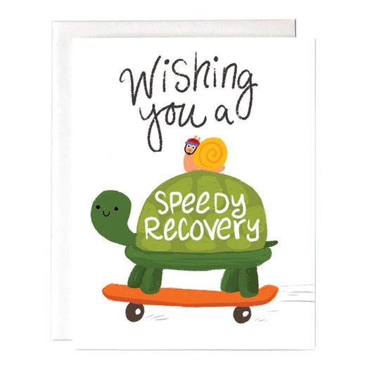Speedy Recovery Get Well Soon Card - The Localist