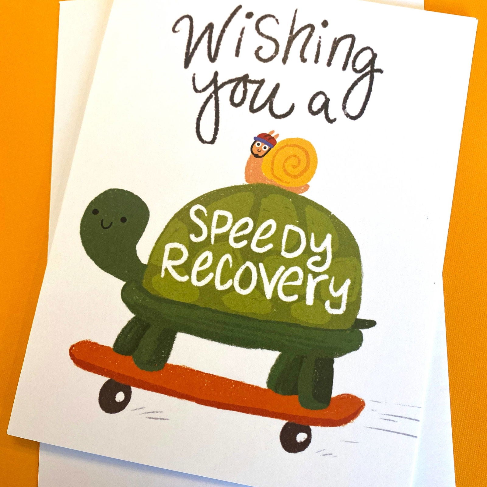 Speedy Recovery Get Well Soon Card - The Localist