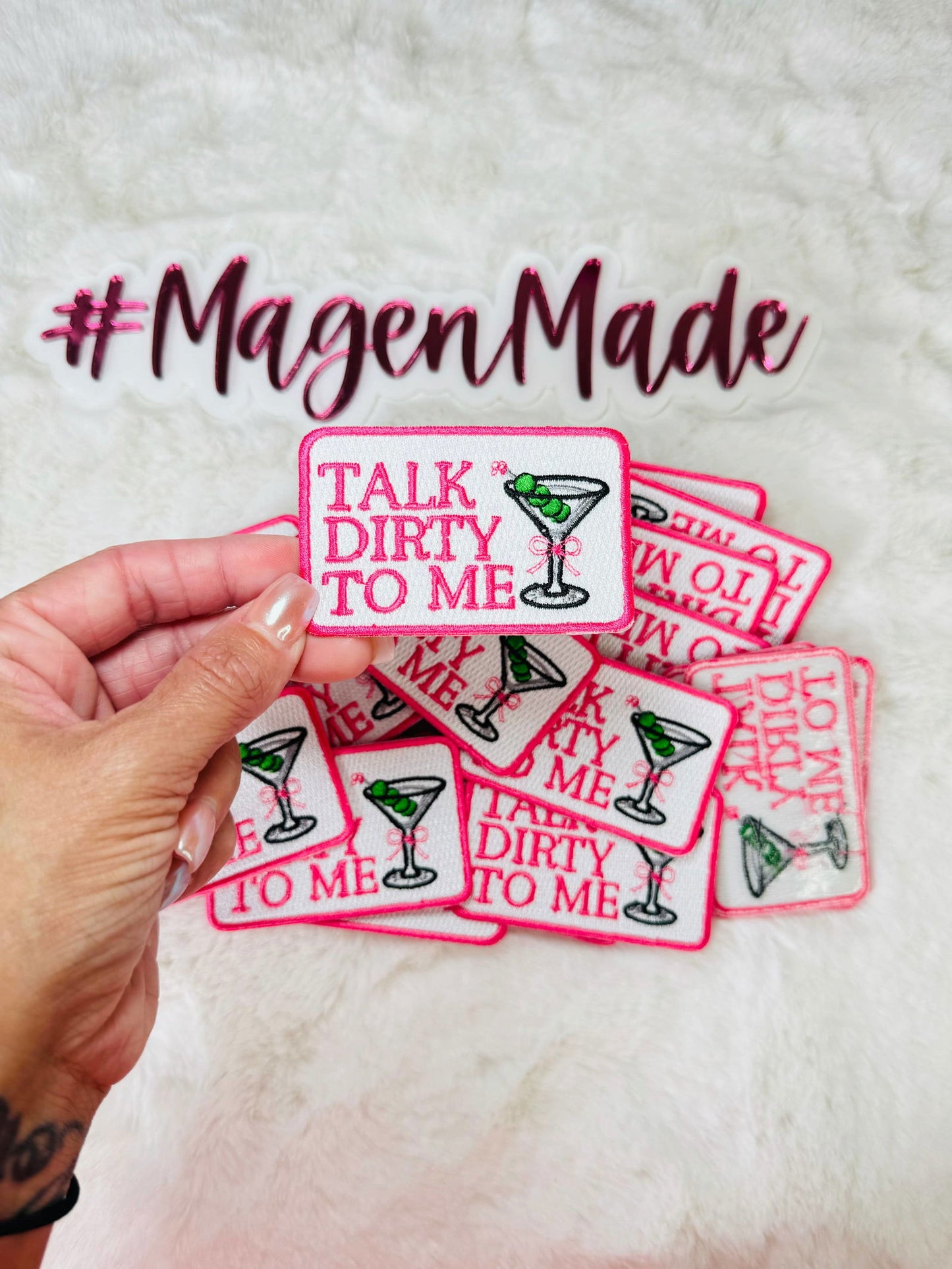 Talk Dirty To Me Embroidered Patch - The Localist